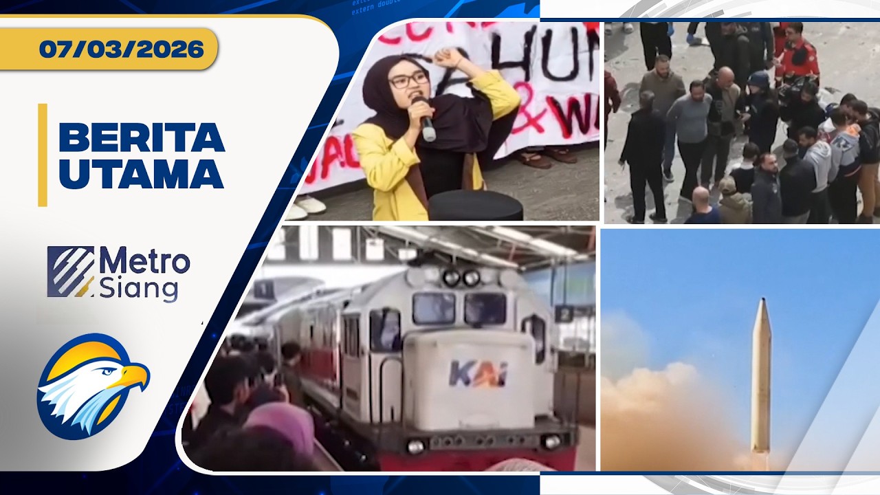 BERITA UTAMA - Rudal Iran Mengarah ke Tel Aviv, Konflik Lebanon, Tiket Kereta Mudik Habis & Demo