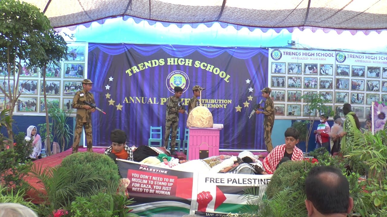 We Stand With Palestine | Trends High School | Annual Prize Distribution Ceremony 2023-24