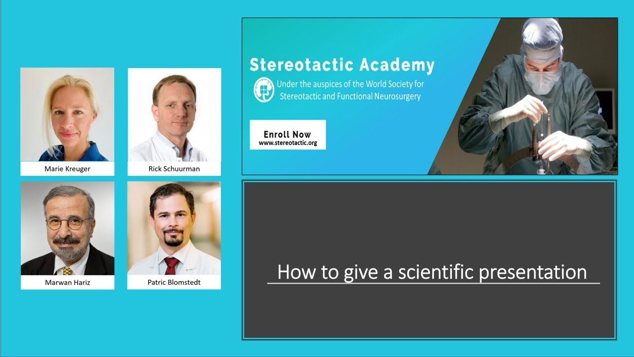 How to give a scientific presentation