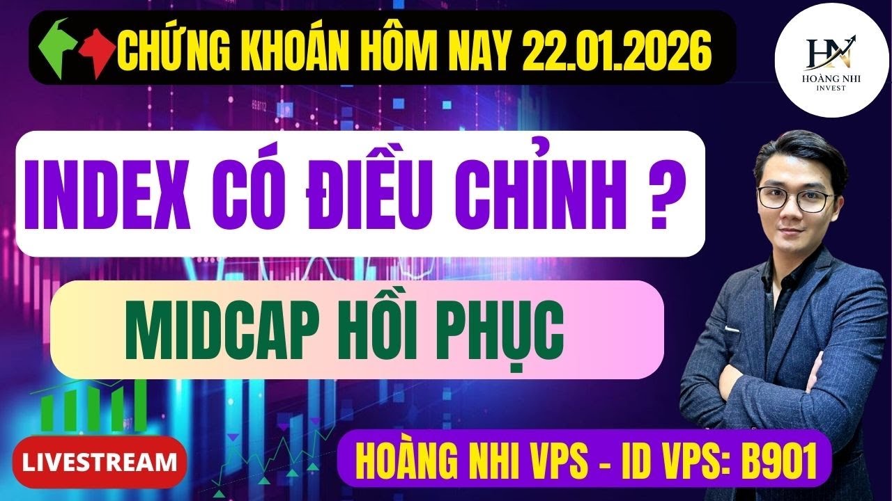 Chứng khoán hôm nay l Nhận định thị trường ngày 23/01: Index có biến, Midcap hồi phục