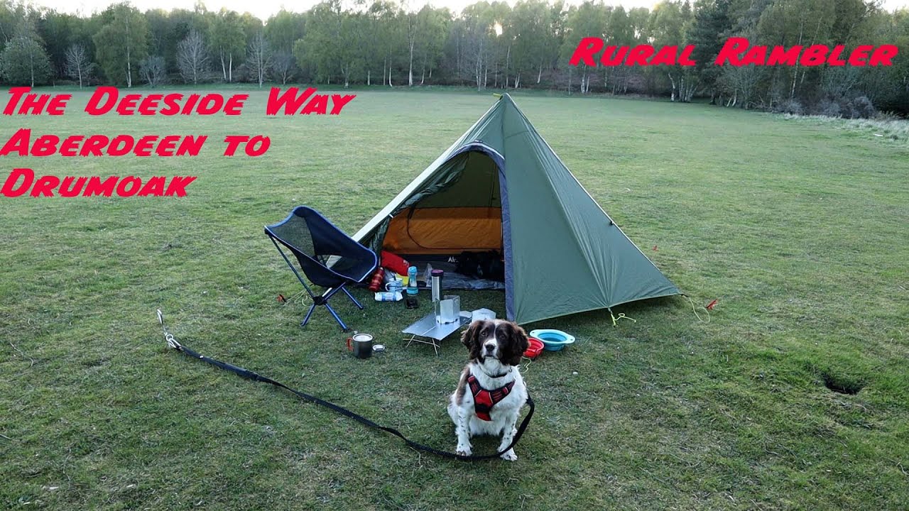 Walking the Deeside Way from Aberdeen to Drumoak for a night in the Luxe Hex Peak v4