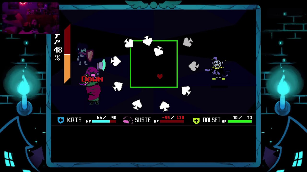 Deltarune chapter 1 the weird route Bowery vs jevil