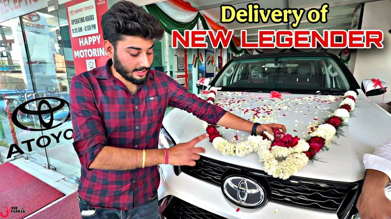 Fortuner Major Accident के बाद.. Finally *NEW* LEGENDER 4x4 ले ली ❤️ TAKING DELIVERY 2025 🥳