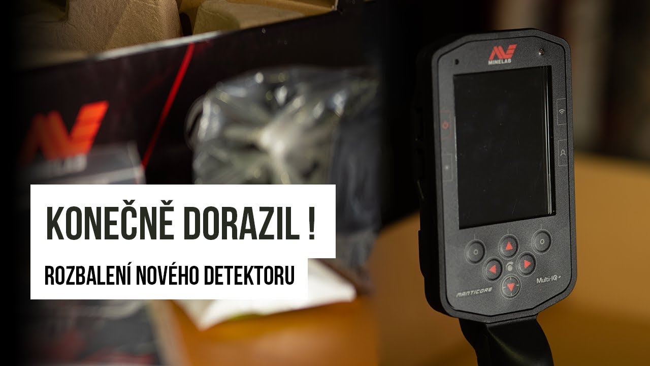 Rozbalení nového detektoru 🎁 - Co všechno je v krabici?