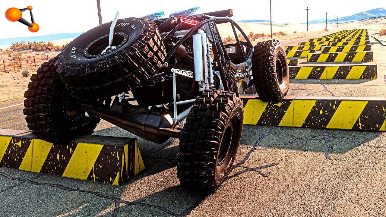 Satisfying Cars Suspension Test #2 - BeamNG drive