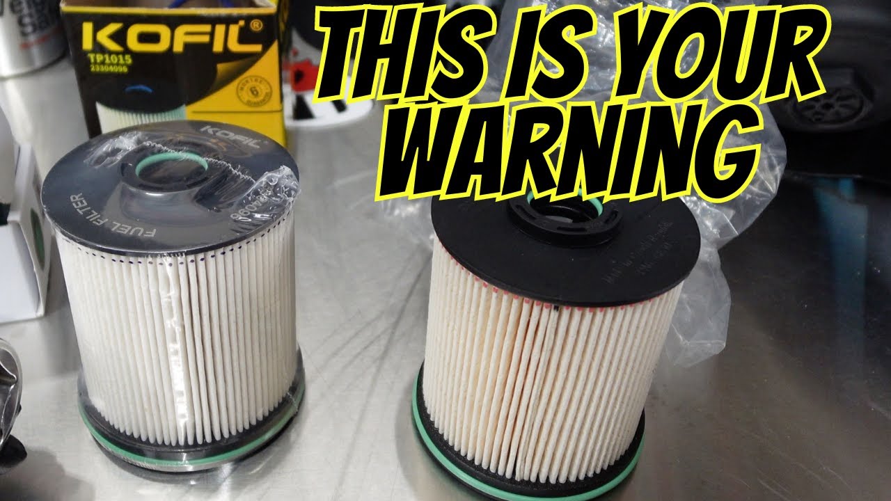OEM vs CHINA Fuel Filter Comparison TP1015 Duramax Diesel 3.0 6.6
