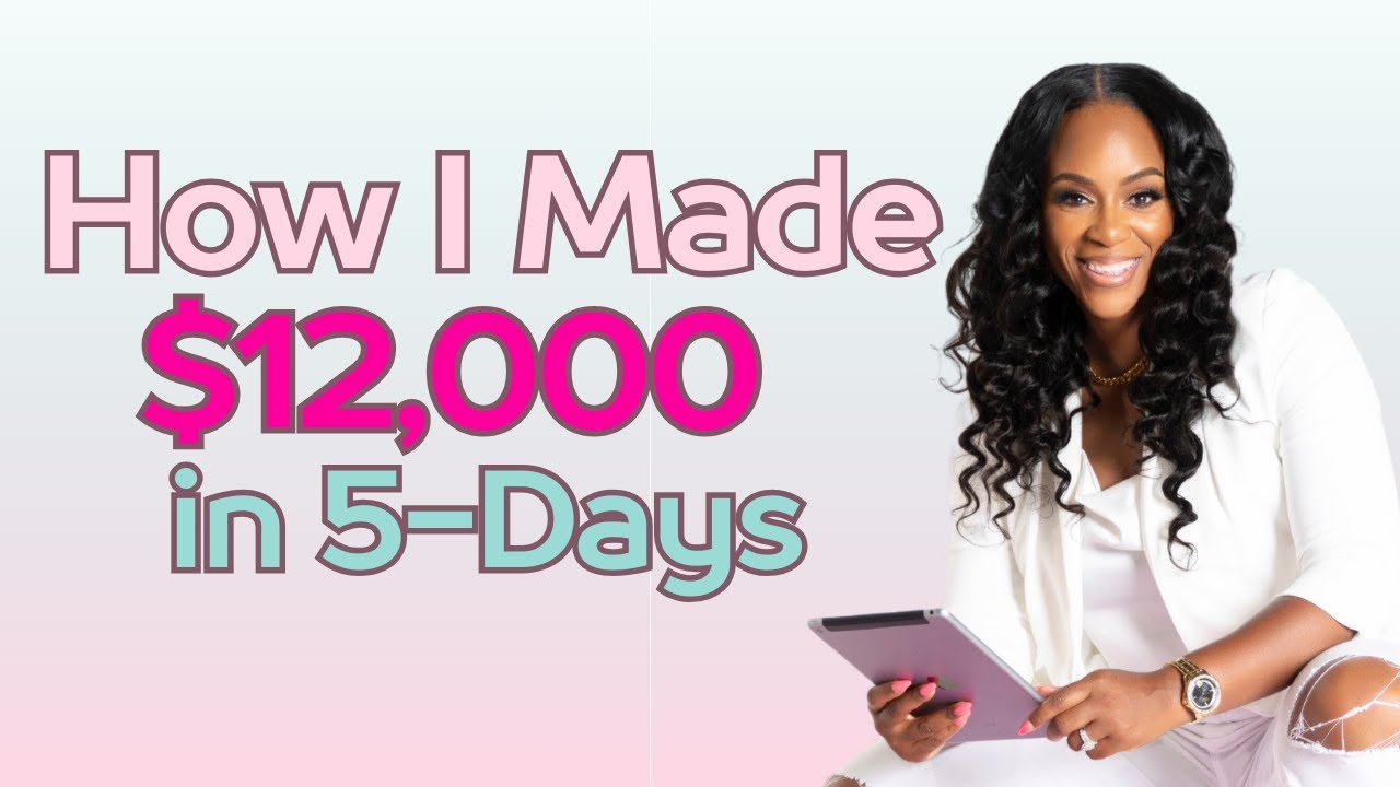 How I made $12,000 in 5 Days with ONE Digital Product