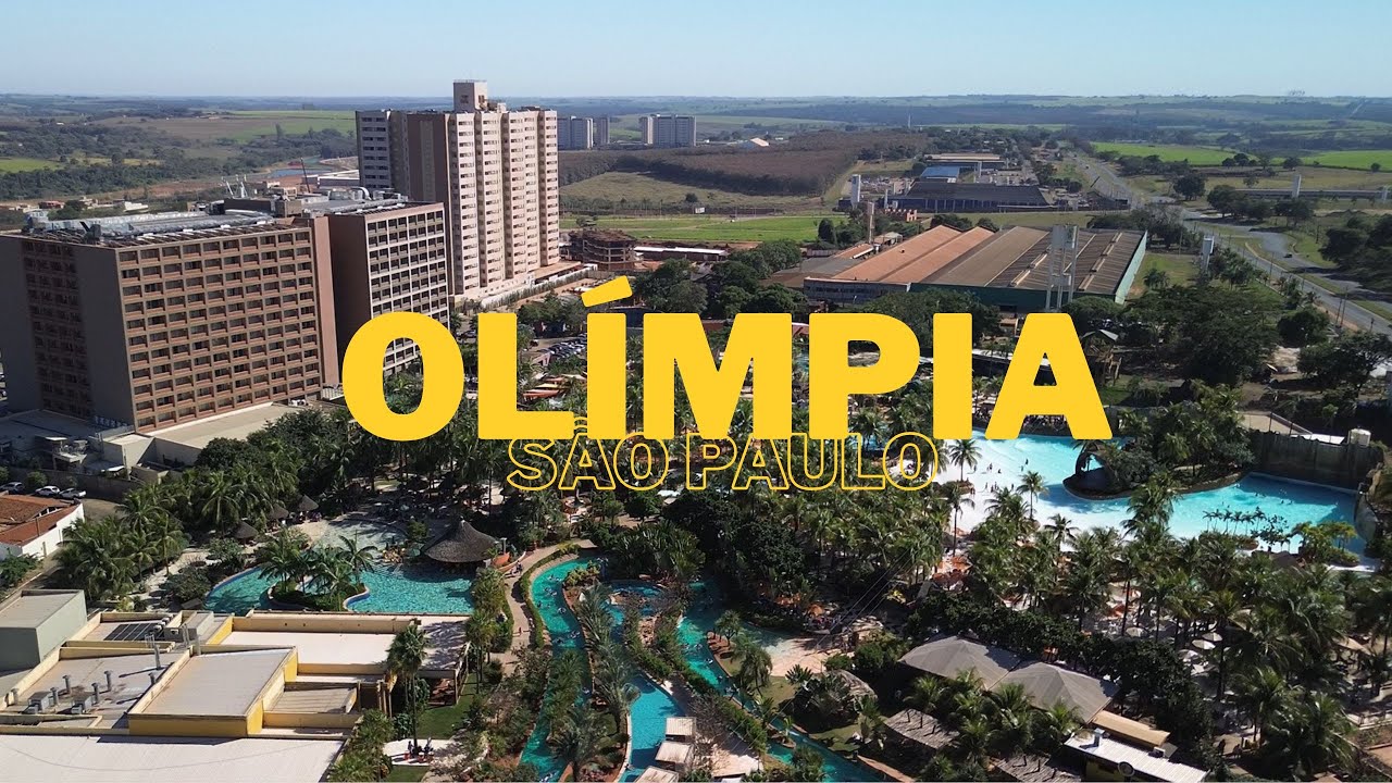 OL&Iacute;MPIA/SP - 4K - VISTA DA CIDADE E DOS MELHORES PARQUES AQU&Aacute;TICOS DE S&Atilde;O PAULO