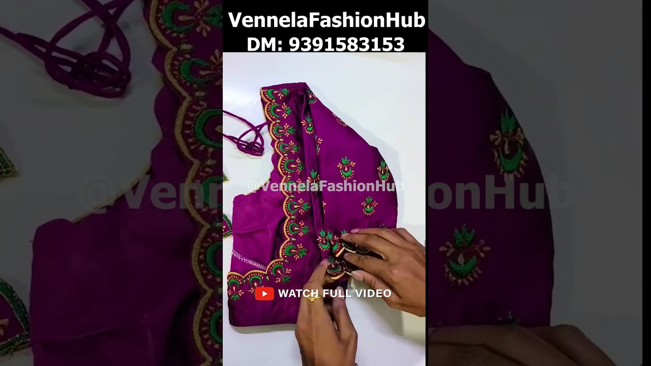 🌸 Latest Aari Work Blouse Designs 2025 | Simple & Bridal Aari Embroidery 🥻#AariWork#BlouseDesign#fyp