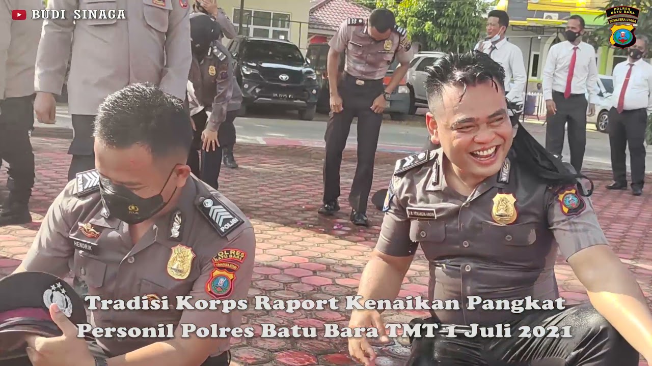 TRADISI KORPS RAPORT KENAIKAN PANGKAT PERSONIL POLRES BATU BARA