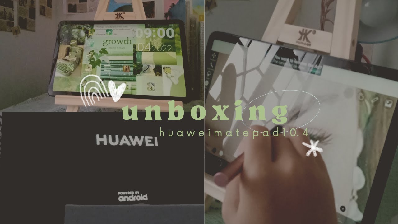 unboxing huawei matepad 10.4