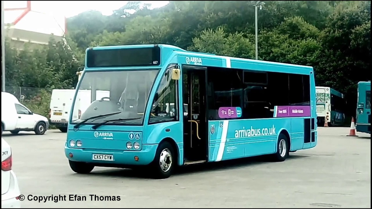 Arriva Buses Wales, Bangor depot August 2017
