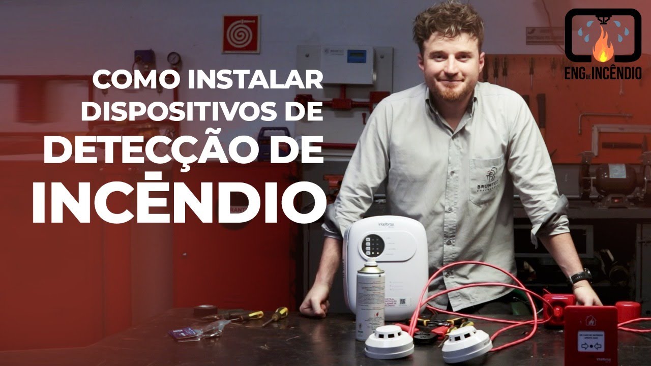 Detecção de incêndio - Como instalar os dispositivos periféricos (Detectores, acionadores e sirenes)