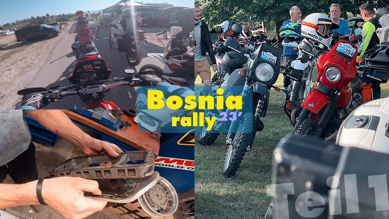 Bosnia Rally | Teil 1| Die Bike-Vorbereitung der Rallyemaschine und der Weg zur Rallye in den Balkan