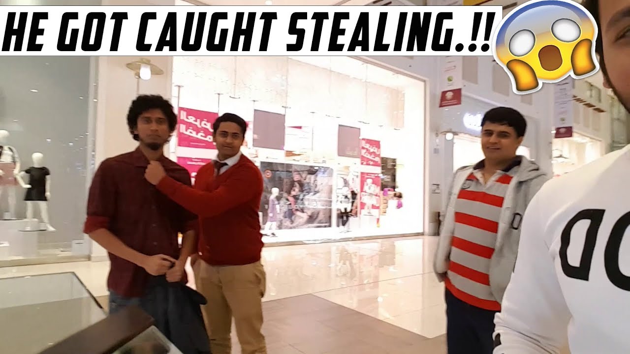 HE GOT CAUGHT STEALING..!!
