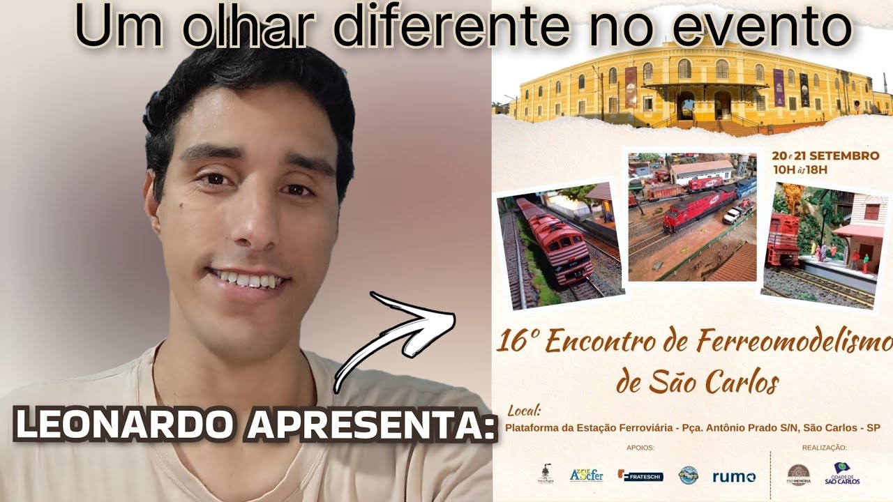 Encontro Ferromodelismo 2025 São Carlos SP | Colaboração Leonardo 
