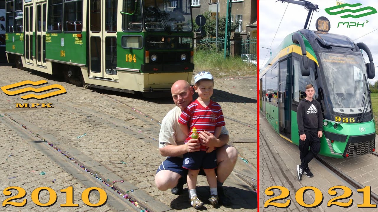 Tramwaje MPK Poznań 2010 i 2020 (130 i 140 lat) | Zajezdnia Gajowa kiedyś i dziś | Rivlo • adam2602