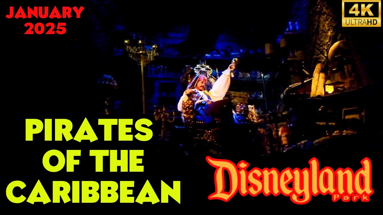 Disneyland Pirates of the Caribbean 2025 Full Ride POV [4K]