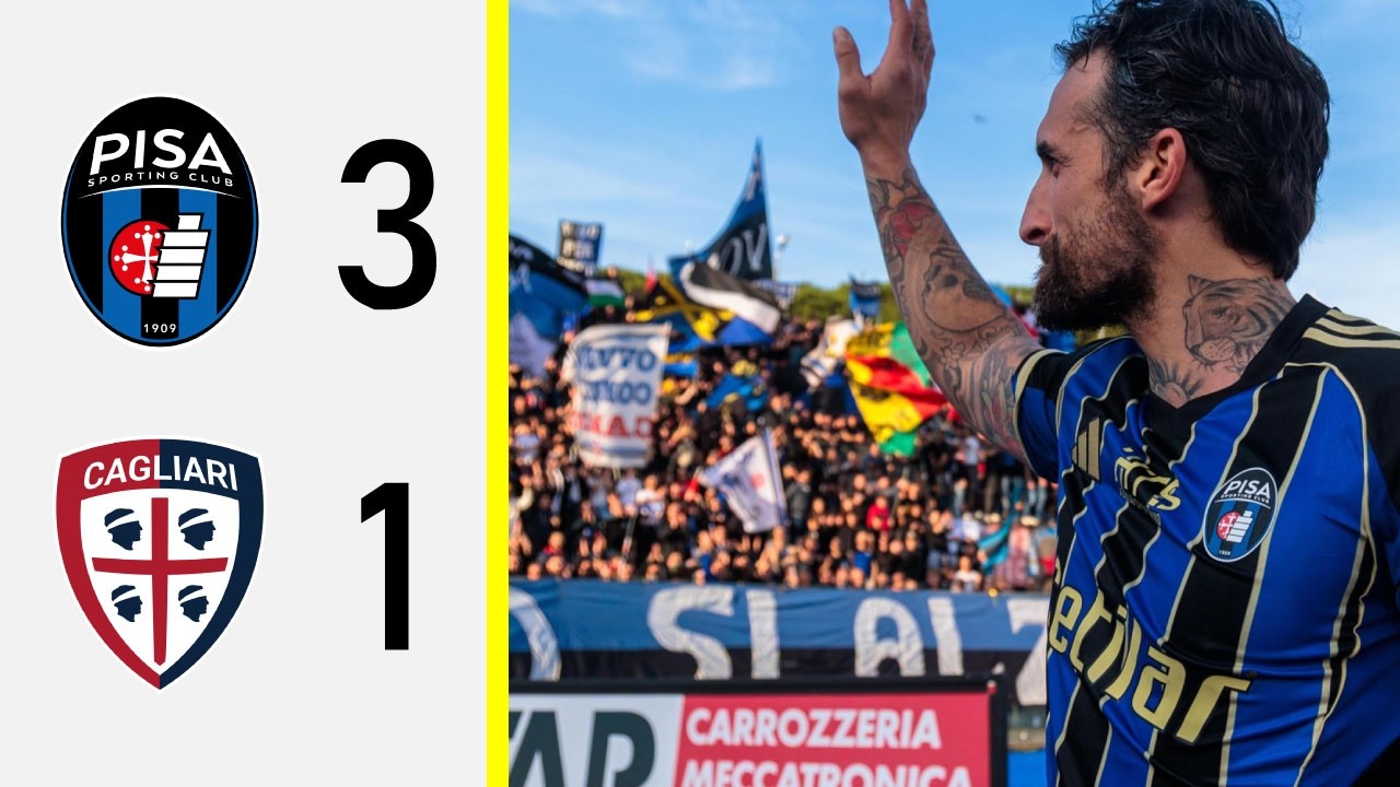 VITTORIA e CUORE PISA, il CAGLIARI sta GIOCANDO COL FUOCO | Pisa-Cagliari 3-1