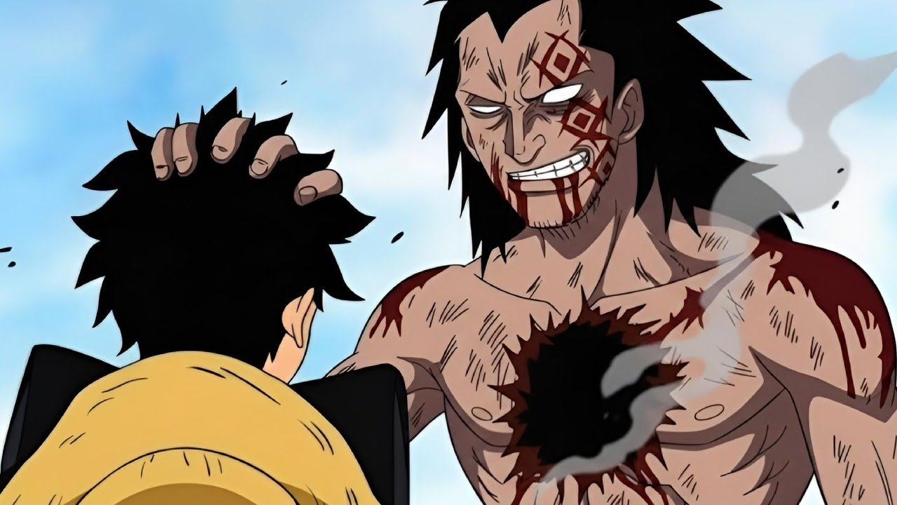 Dragon Sacrifices Himself to Save Luffy in One Piece