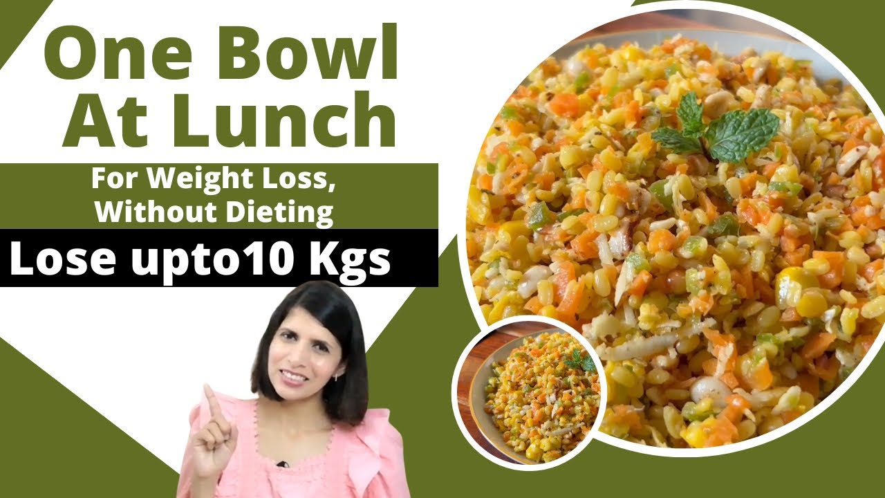 One Bowl At Lunch For Weight loss Without Dieting | Healthy High Protein Moong Dal Salad Recipe