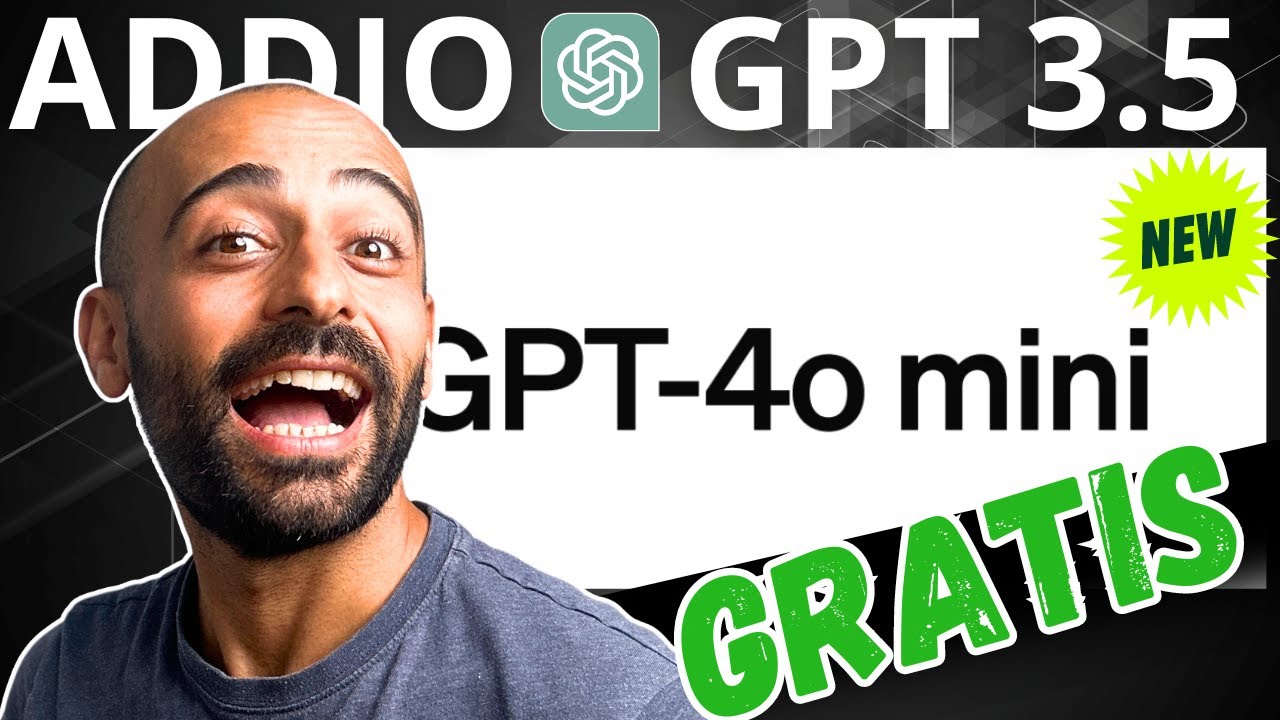 ADDIO GPT 3.5: ecco il NUOVO GPT-4o Mini (GRATIS!) - demo lampo