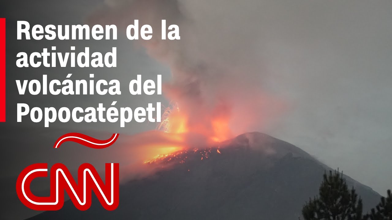 Resumen de la actividad del volcán Popocatépetl: ceniza, retrasos y cancelaciones de vuelos