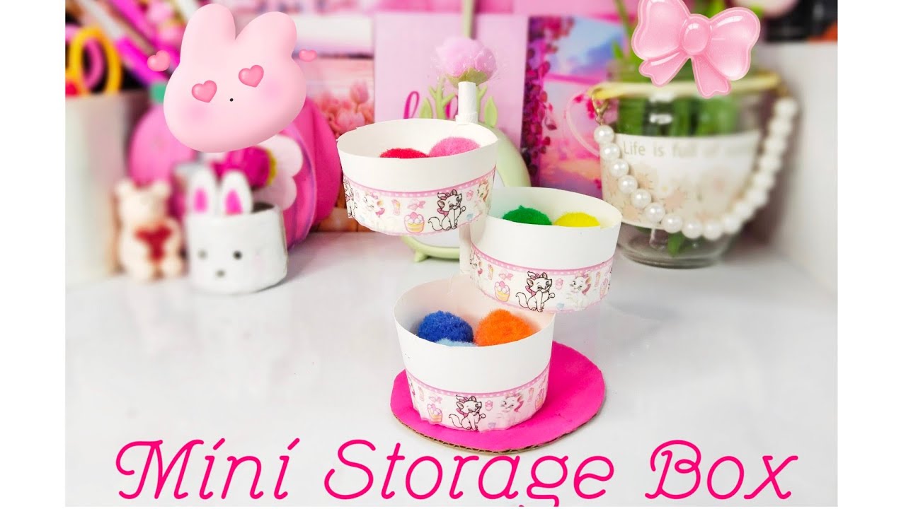DIY Mini Storage box ✨🥰🩷
