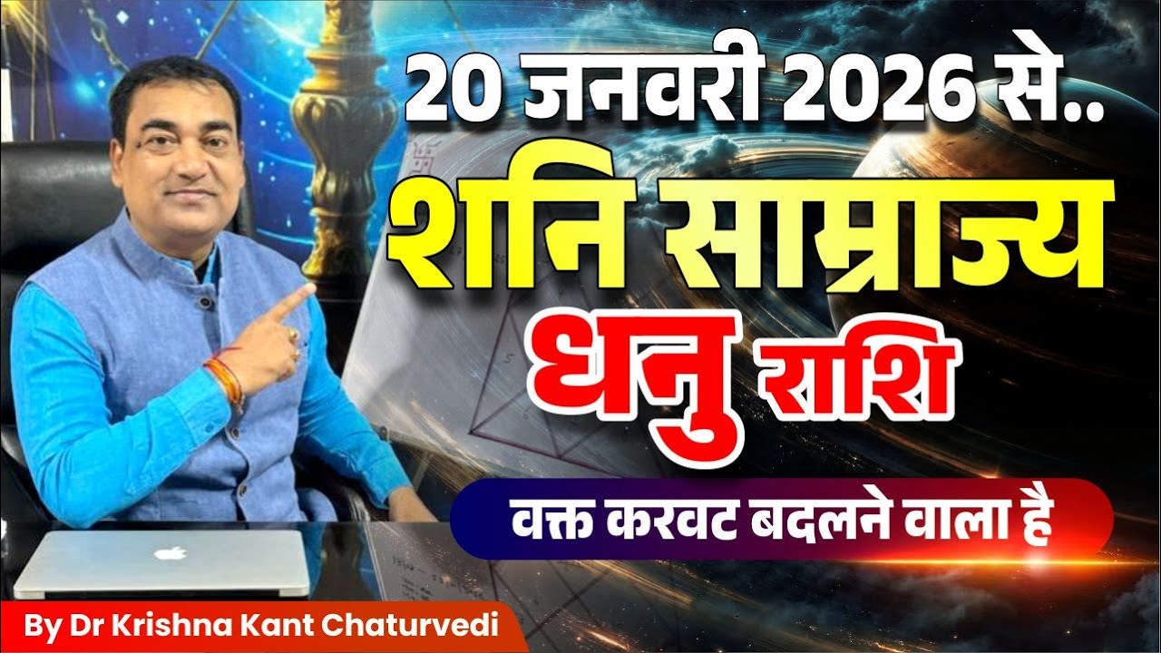 20 जनवरी 2026 से – धनु (Dhanu) Sagittarius राशि का भाग्य बदलेगा | शनि का महत्वपूर्ण नक्षत्र परिवर्तन