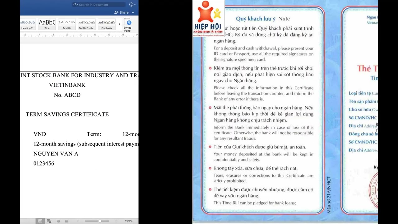 BAI 17 - HUONG DAN CACH DICH CHUNG CHI TIEN GUI CO KY HAN