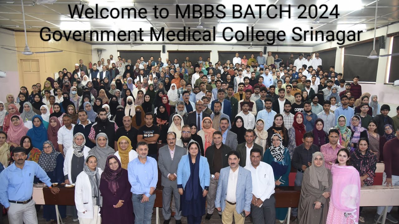 Government Medical College Srinagar Welcomes New MBBS Batch 2024