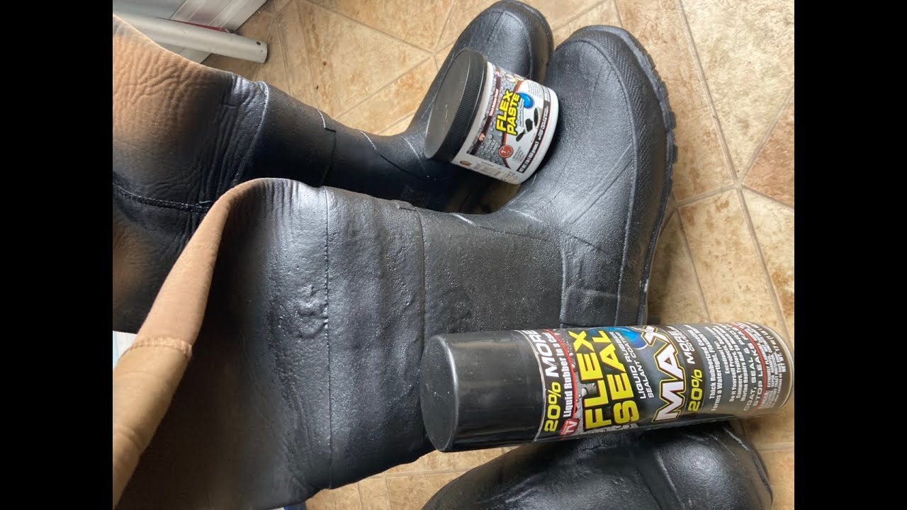 Ваши вейдерсы испортились? Как их починить! Используйте спрей Flex Seal и пасту Flex Paste, чтобы...