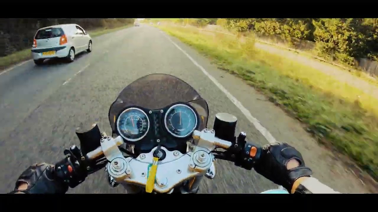 Motorcycle ASMR - 1998 Triumph Thunderbird Sport - Pod Filters + Open Exhaust - PURE SOUND