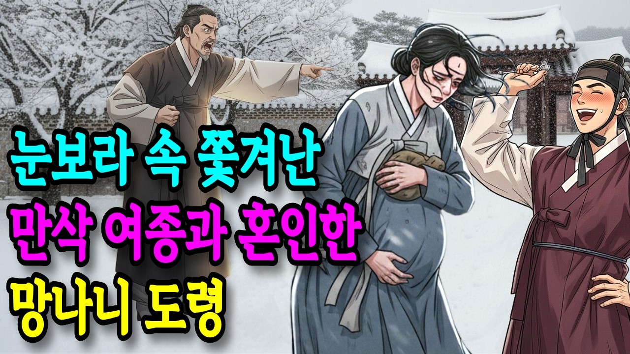 눈보라 속 쫓겨난 만삭 여종과 혼인한 망나니 도령, 암행어사가 된 이유 I 조선야담 I 민담 I 설화 I 옛날이야기 I 오디오북 I 수면동화