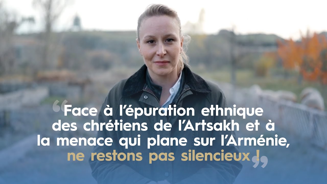 Marion Maréchal est en Arménie pour soutenir les chrétiens de l'Artsakh