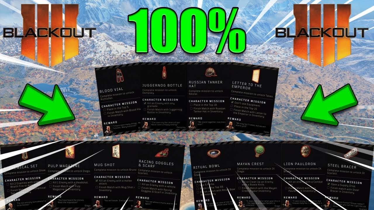 How To Unlock EVERY Zombie Character In Blackout...(Black Ops 4)