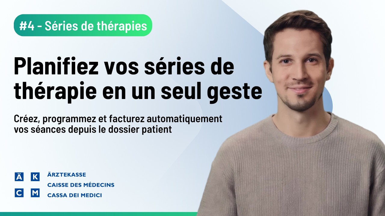 FR | Logiciel de cabinet HIP – 04 – Organisez les traitements avec des séries thérapeutiques