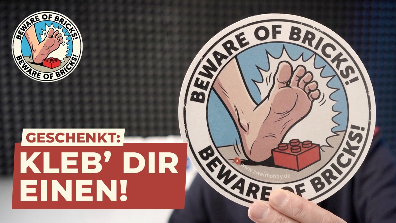 Gratis-Sticker für alle Klemmbaustein- & LEGO®-Fans