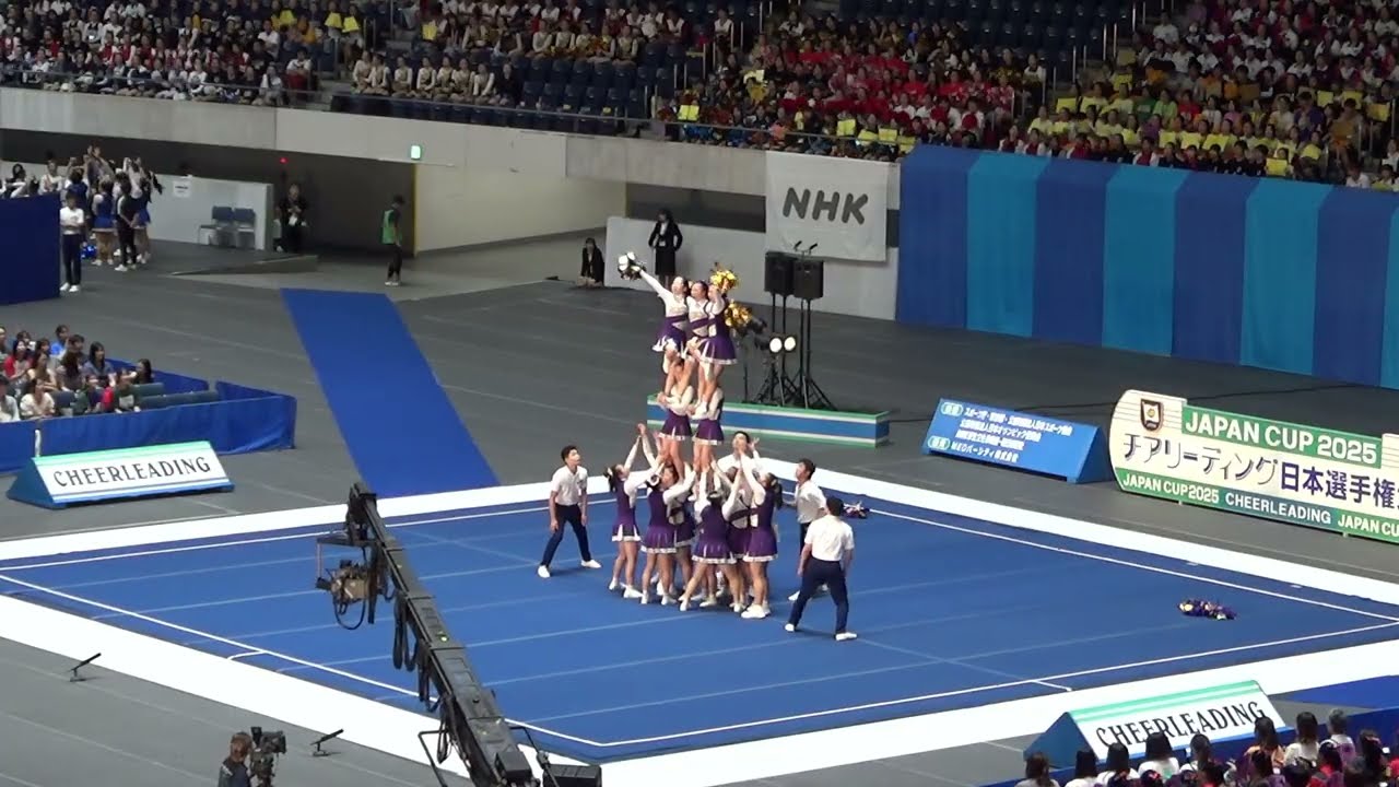 愛知工業大学名電高等学校／THUNDERS ７位 自由演技競技DIVISION１ 高等学校部門 決勝 JAPAN CUP 2025.8.31