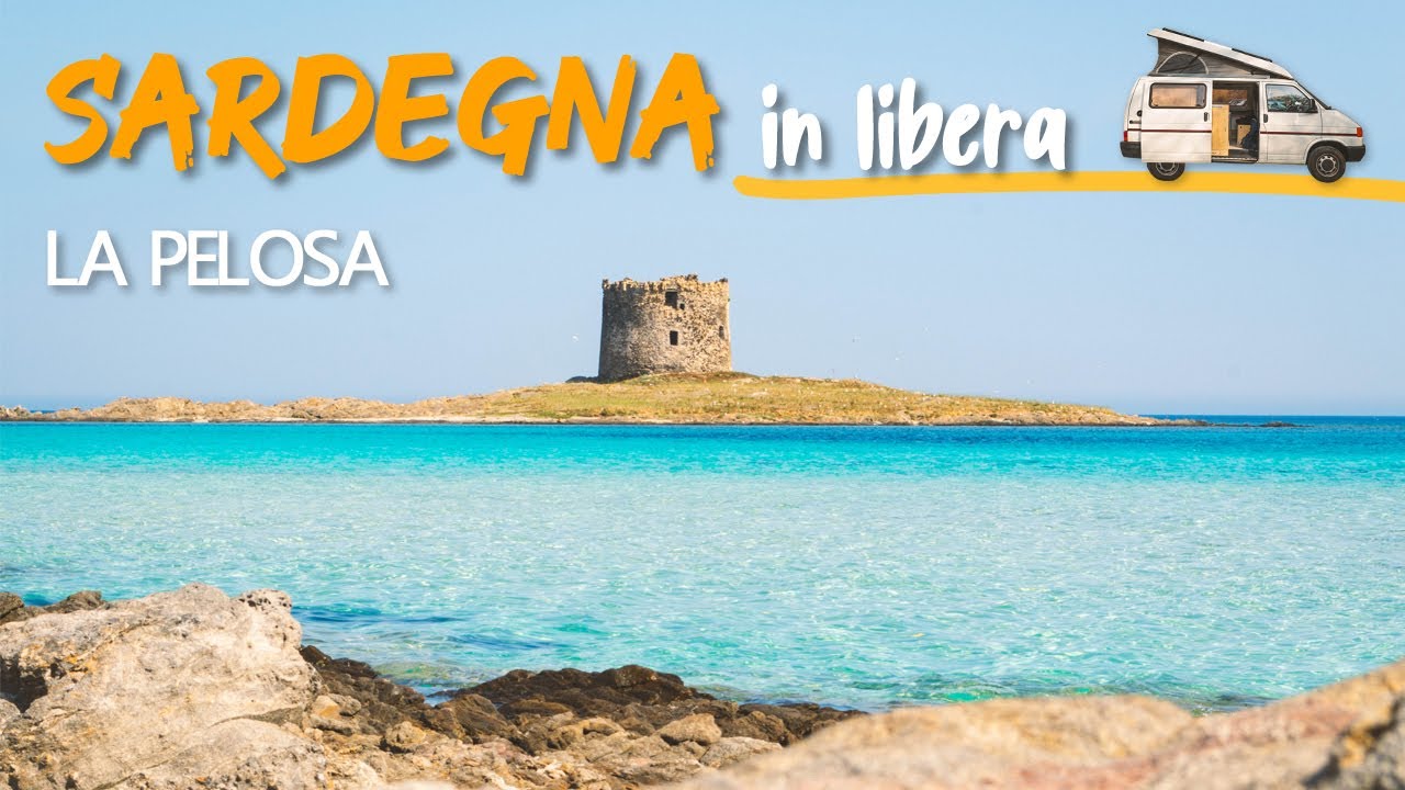 La Pelosa 💙 Spiaggia da sogno in Sardegna! Dormiamo in van di fronte al mare