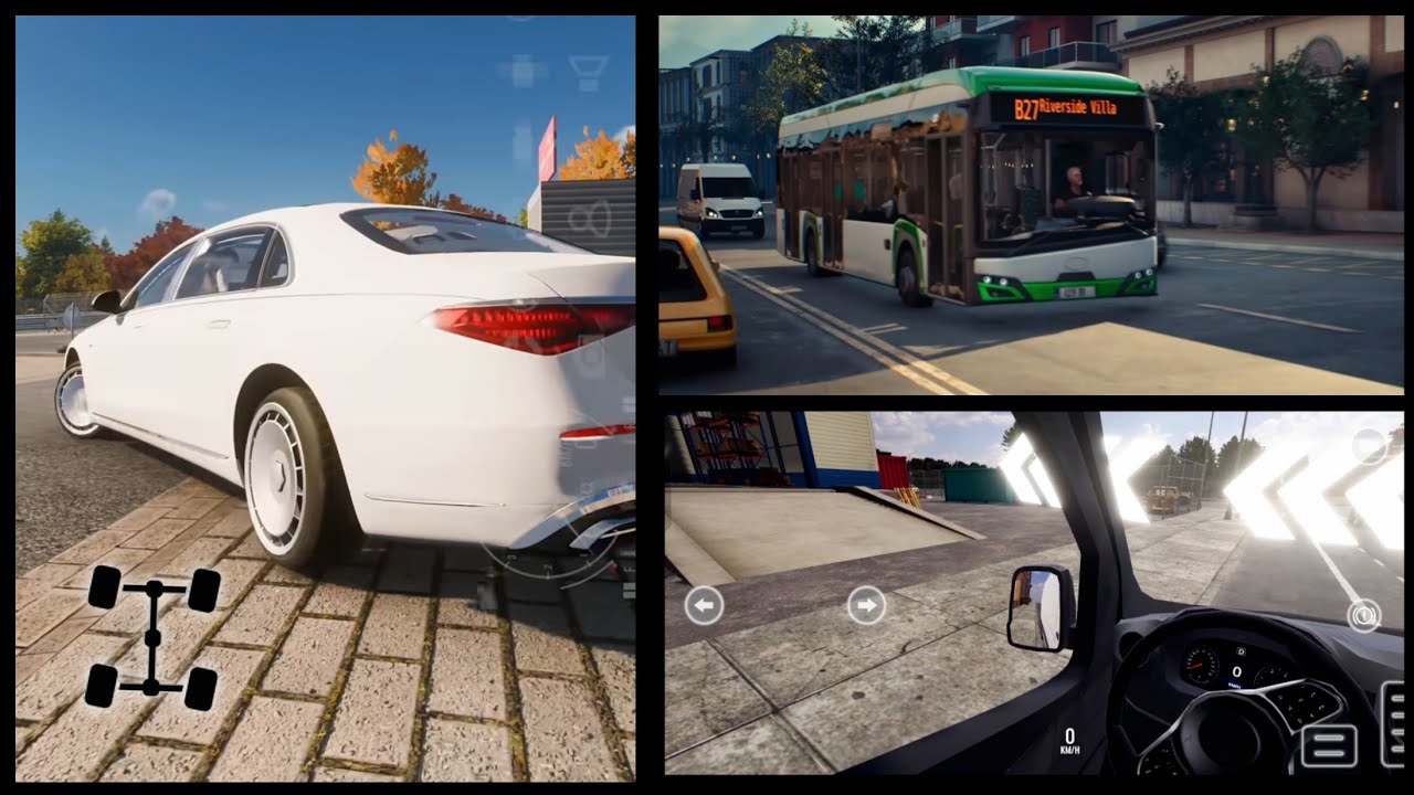 Новости гоночных игр! - Bus Simulator 27, Cargo Van Sim, Bus Masters India, Car Parking Multiplay...
