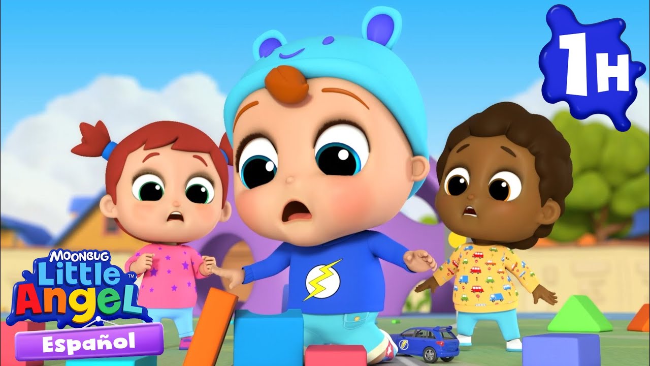 Bebé Juan y la carreras de carros 🏁 | Canciones Infantiles con Bebé Juan🎵| Little Angel Español