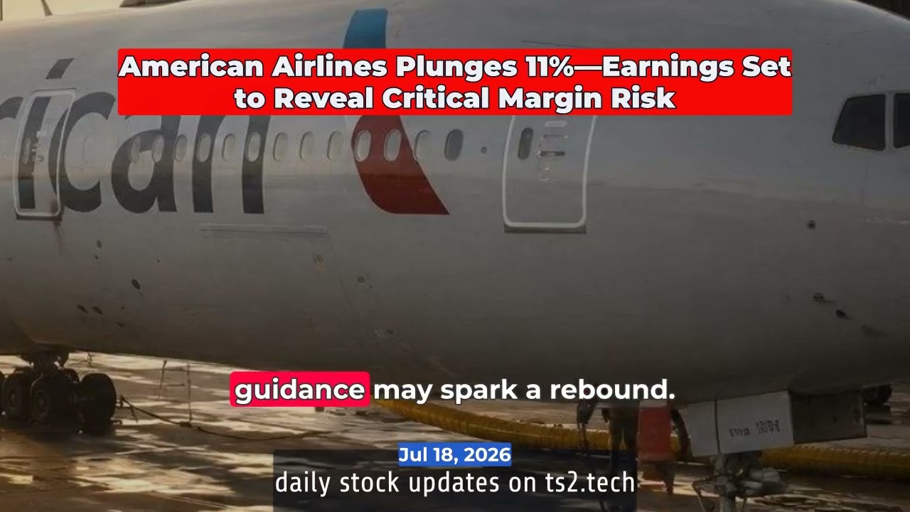 American Airlines Plunges 11%&mdash;Earnings Set to Reveal Critical Margin Risk #Airlines #NASDAQAAL