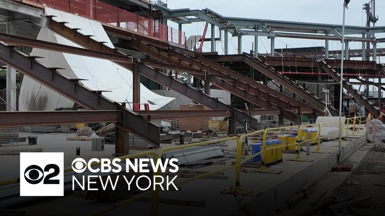 Construction continues on NYC's first soccer stadium
