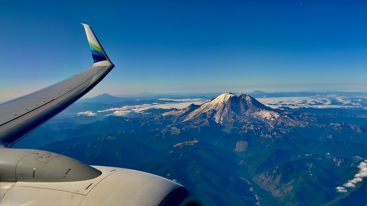 [4K] – Stunning Seattle Landing – Alaska Airlines – Boeing 737-900/ER – SEA – N433AS – SCS 1466