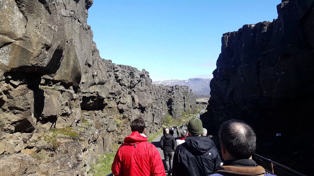 Let us Walk along  Eurasian Plate and North American Plate divide in Iceland