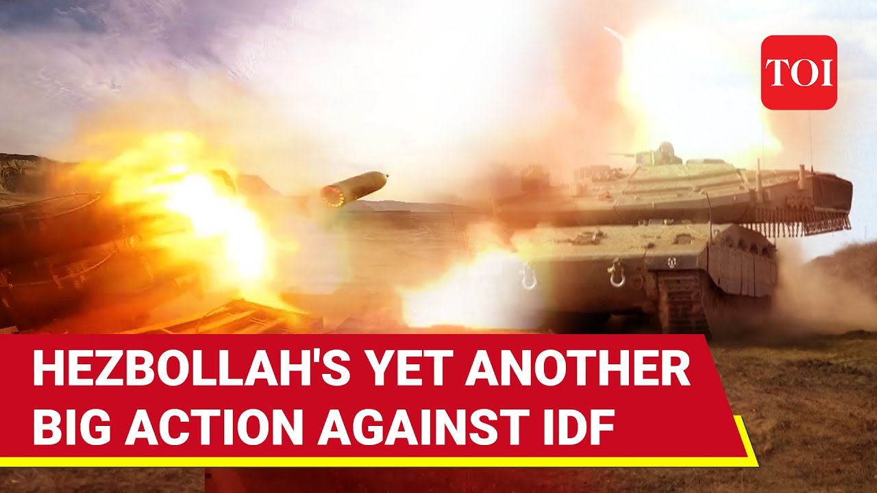 Hezbollah 'Blows Up' Three Israeli Merkava Tanks; 'Attacks' Helicopter With Missiles | Lebanon