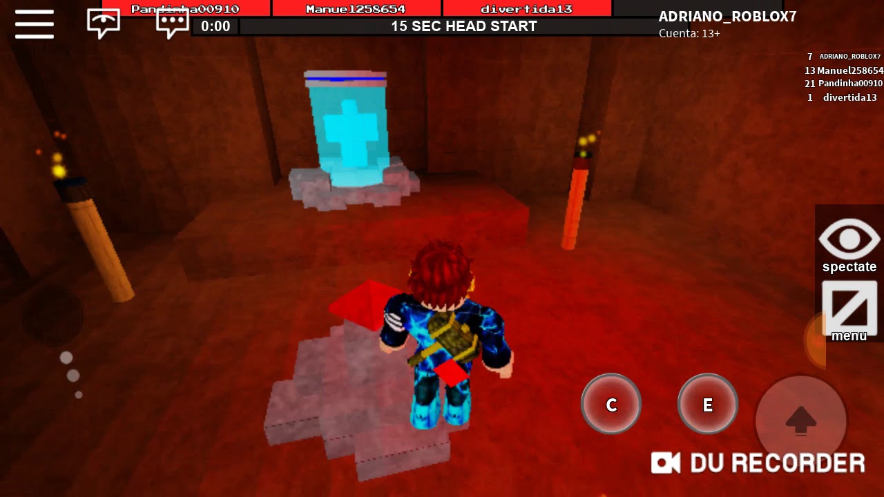 Escapa de la bestia hacker en roblox 😱😵😵