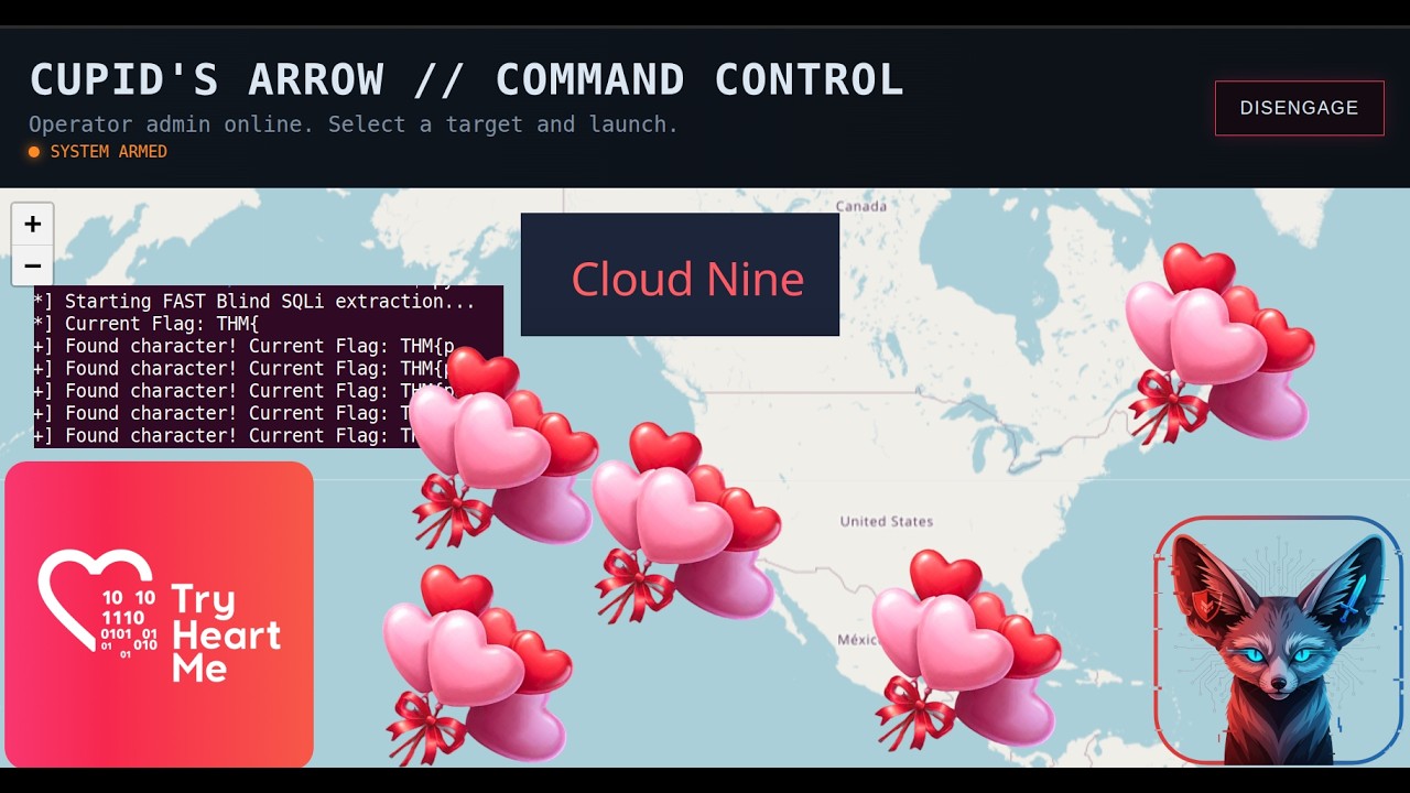 TryHackMe Cloud Nine | Flask | SSRF | SQL-инъекция | Love at First Breach 2026 - Advanced Track