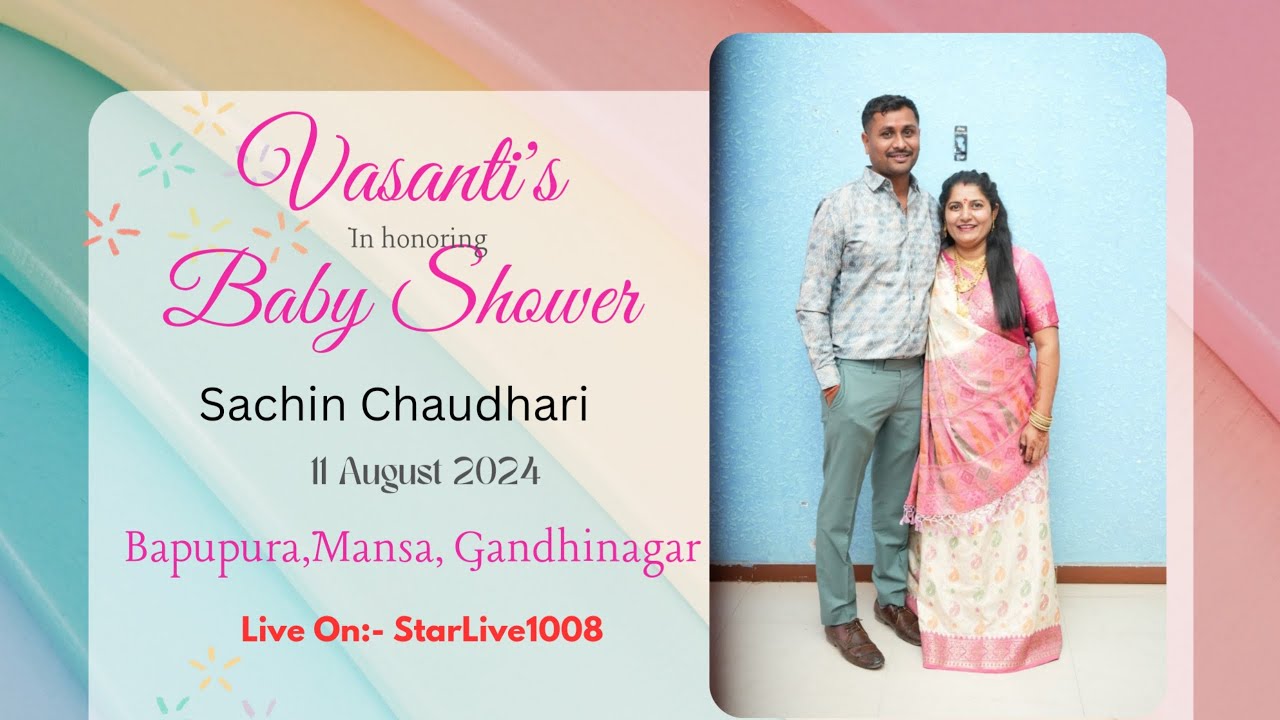 Vasanti's Baby Shower || Sachin Chaudhari || Bapupura || 11-08-2024 || @starlive1008.